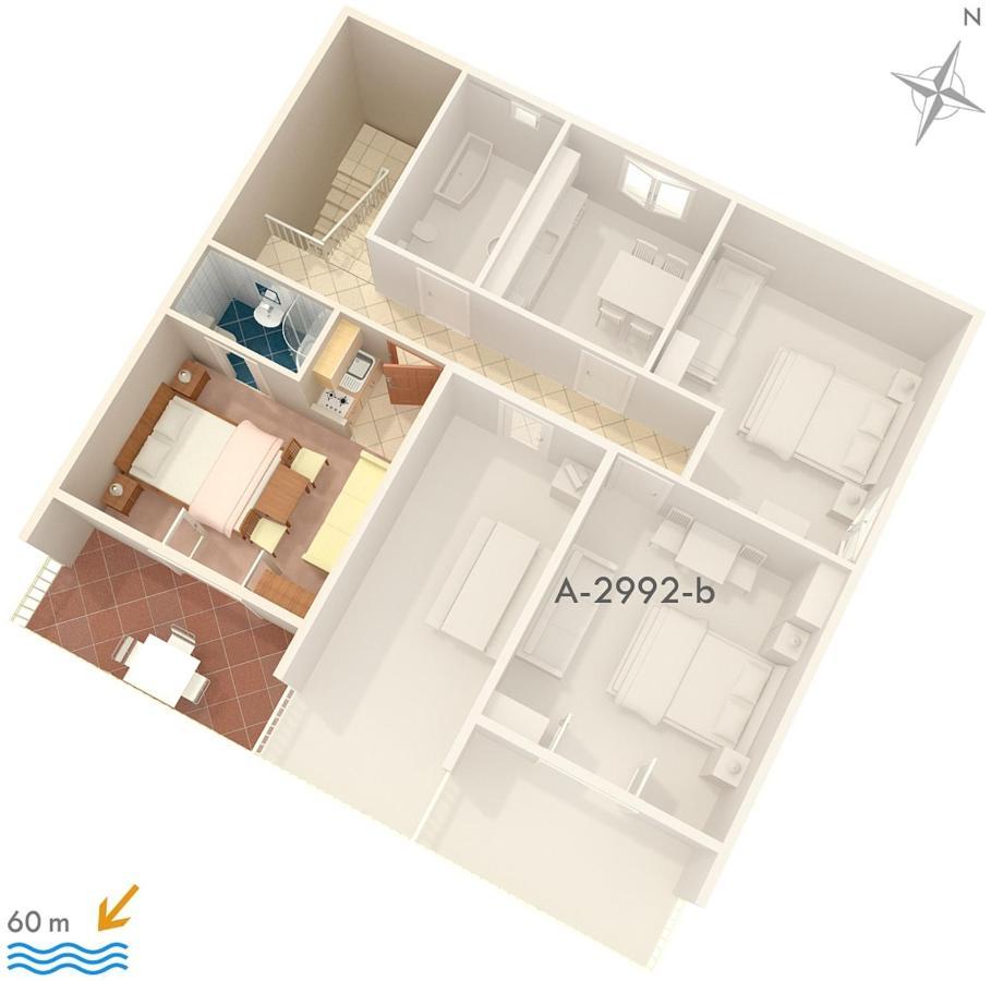 Apartments By The Sea Duce, Omis - 2992 두기라트 외부 사진
